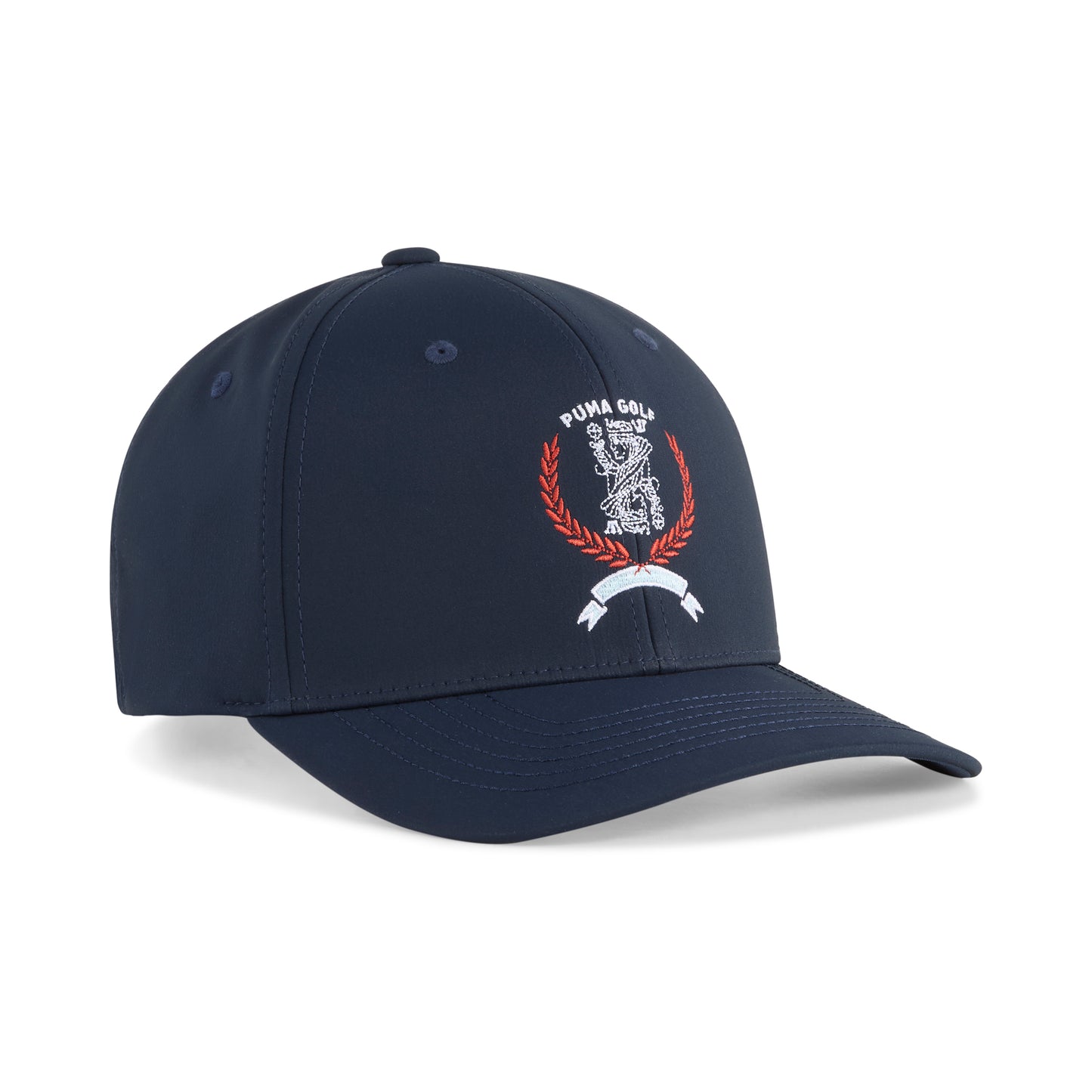 Deep Navy / Red Fire