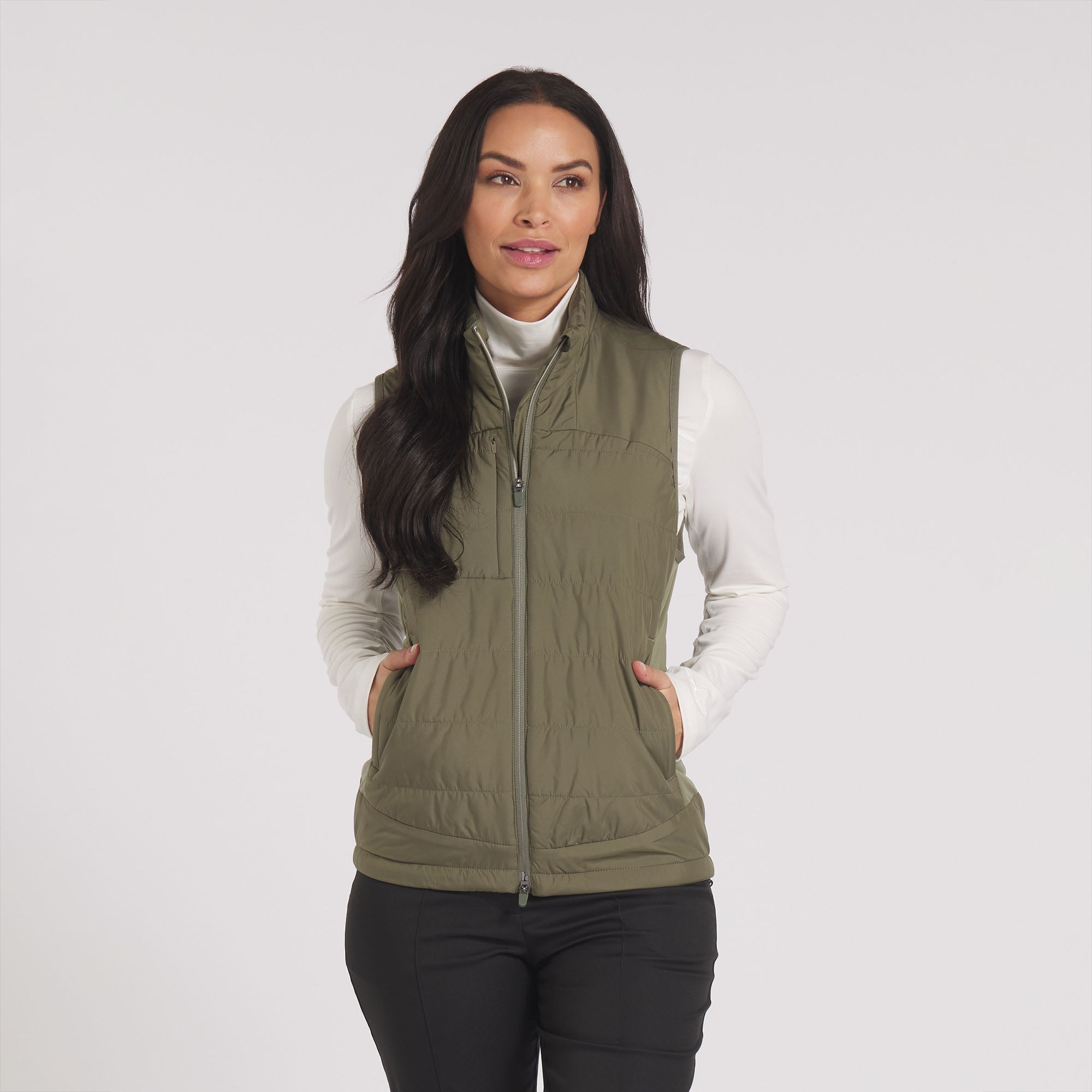 Women's Kyley Quilted Golf Vest – COBRA Golf