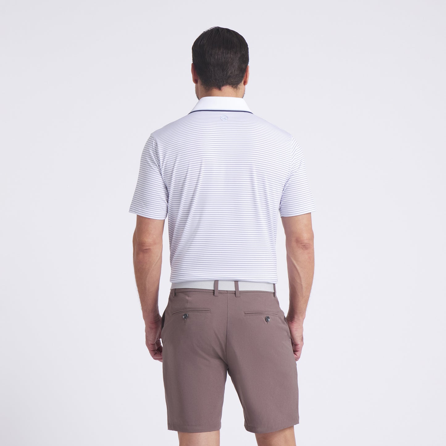 MATTR Elevated Stripe Golf Polo