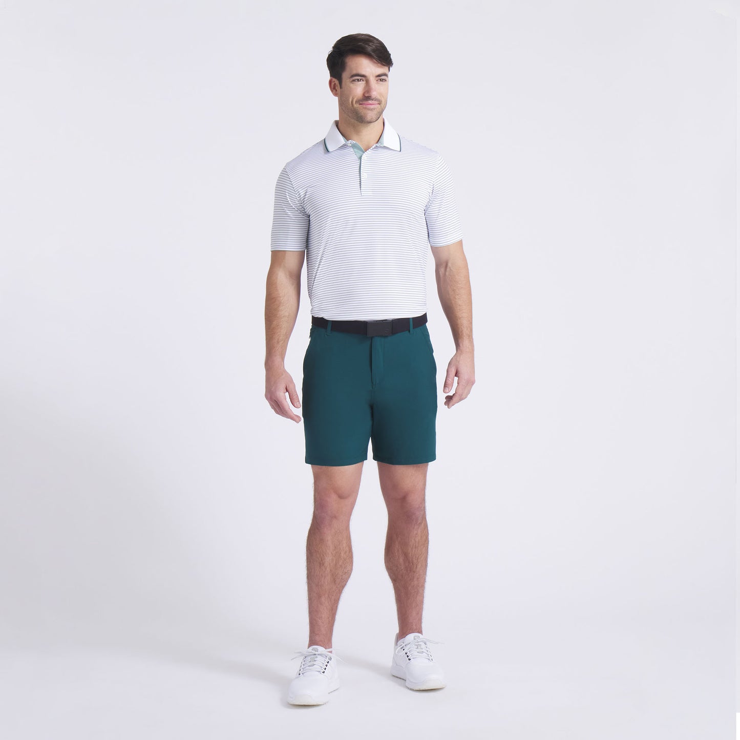 MATTR Elevated Stripe Golf Polo