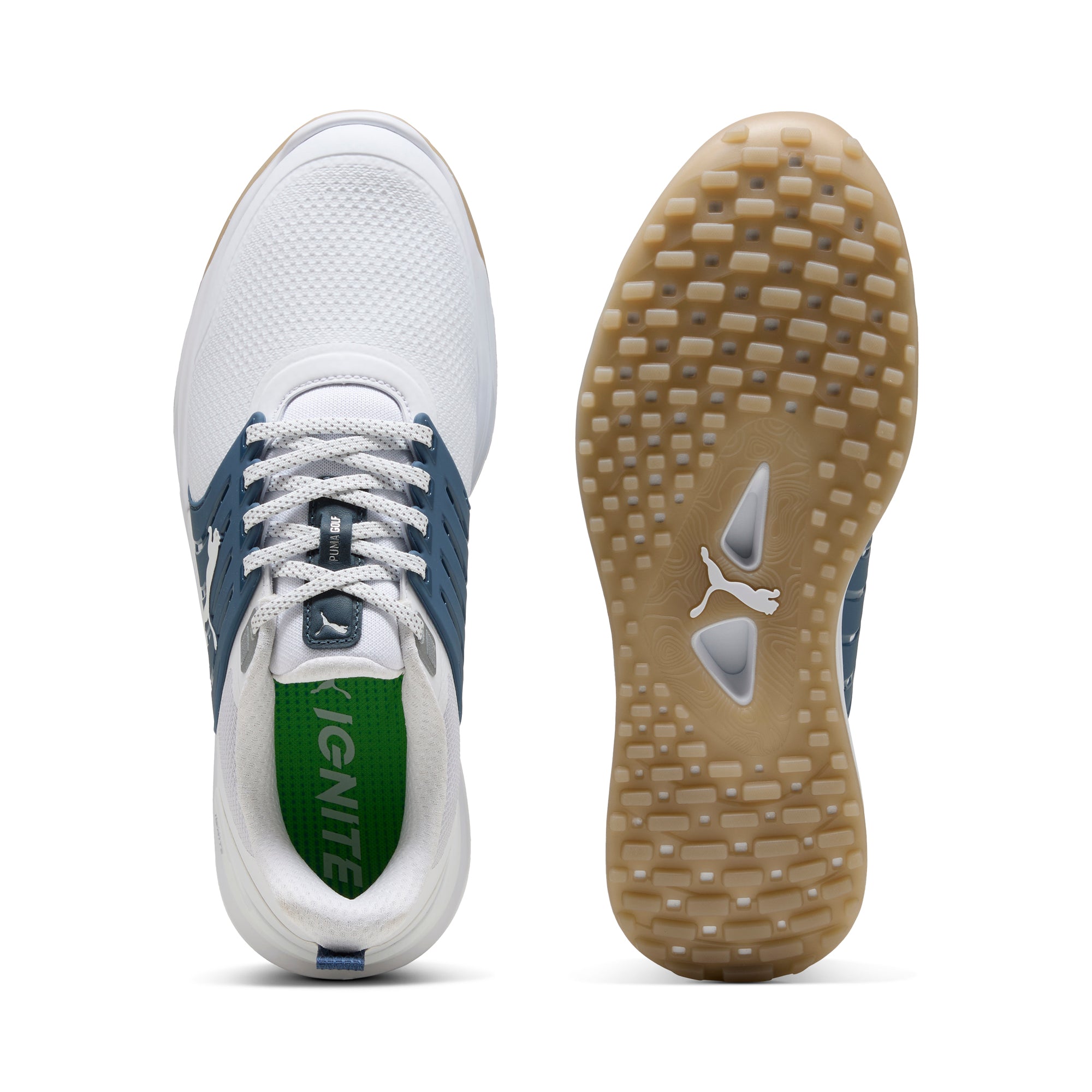 Puma White / Dark Indigo / Ice Coffee