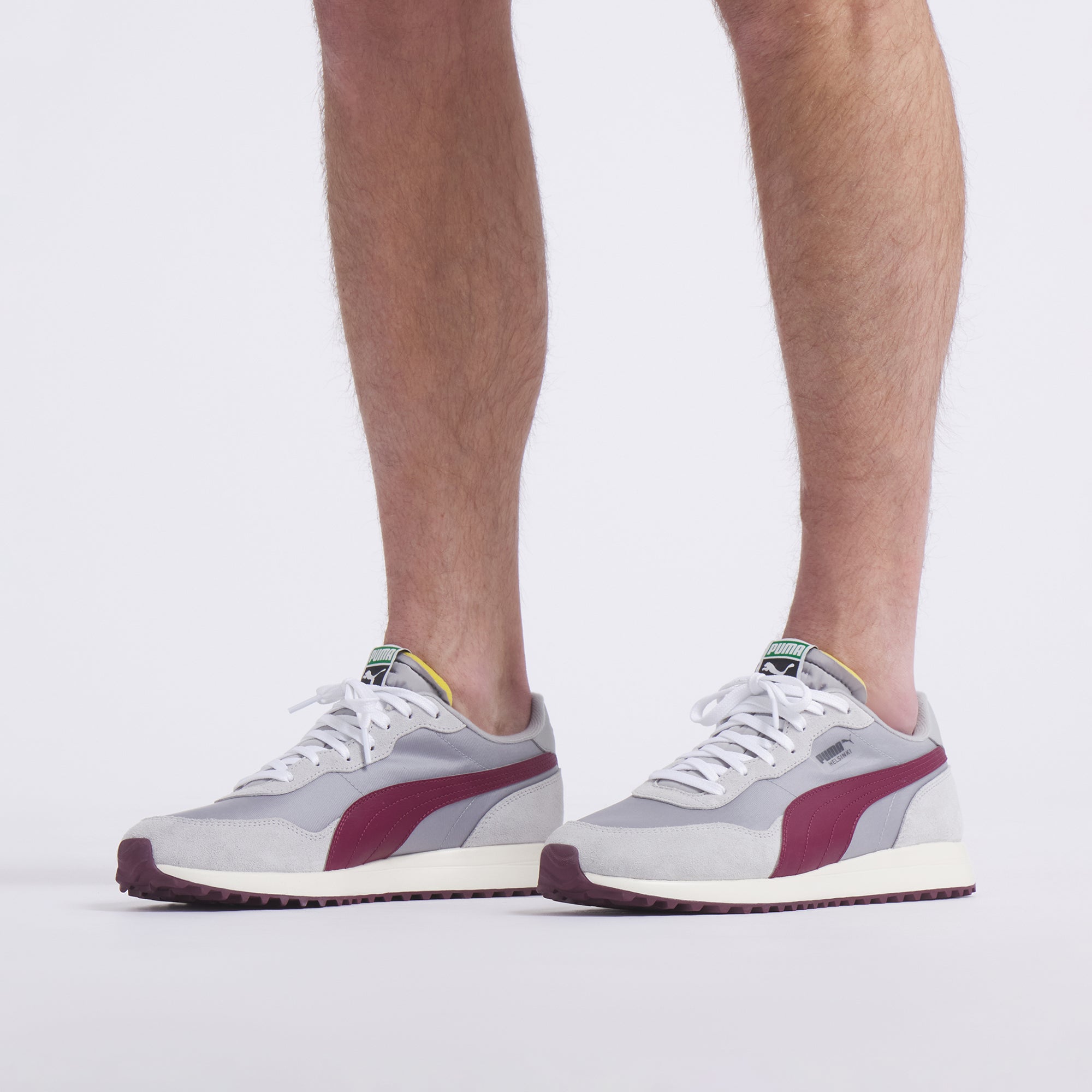 Ash Gray / Ruby Shimmer / Frosted Ivory