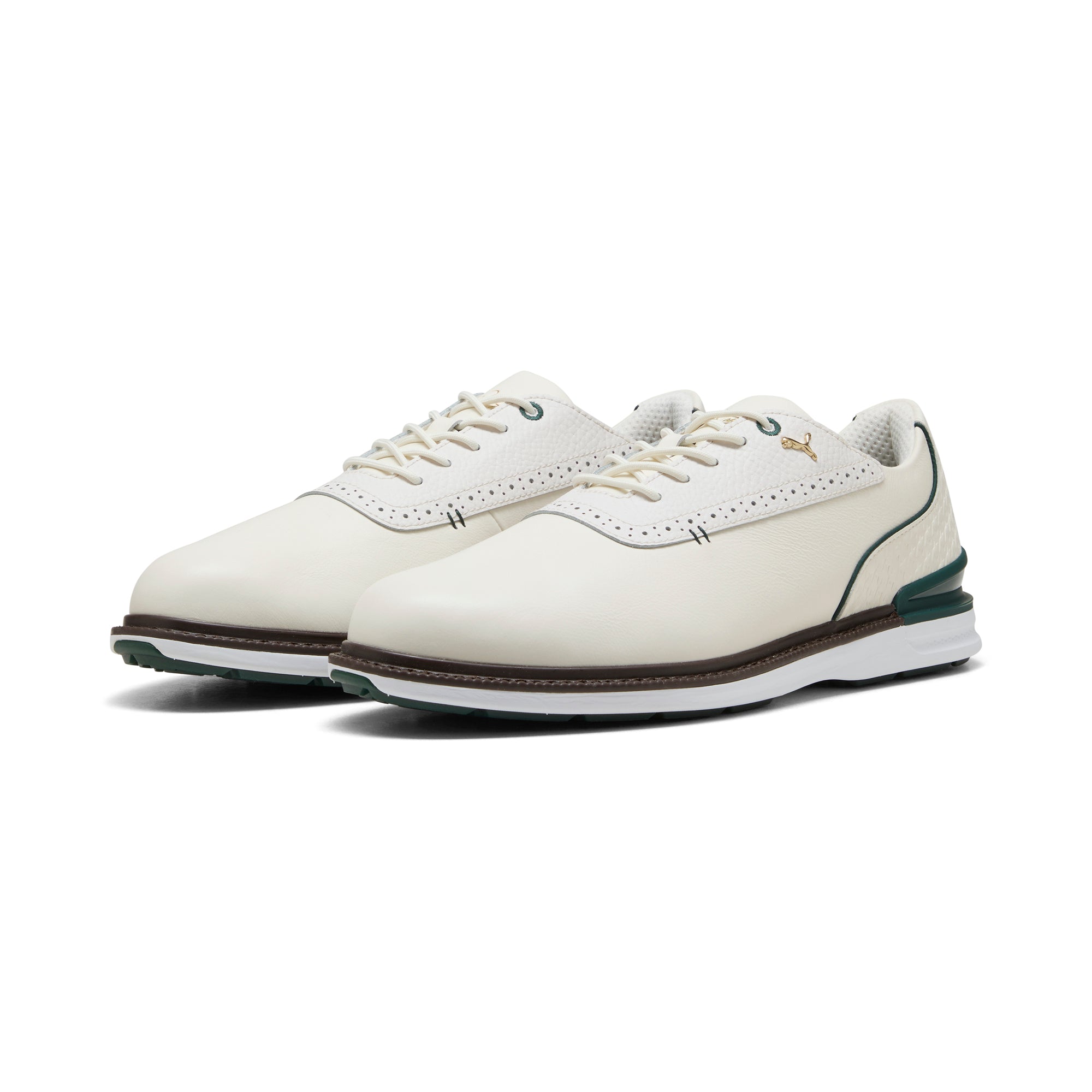 Puma White / Forest Green