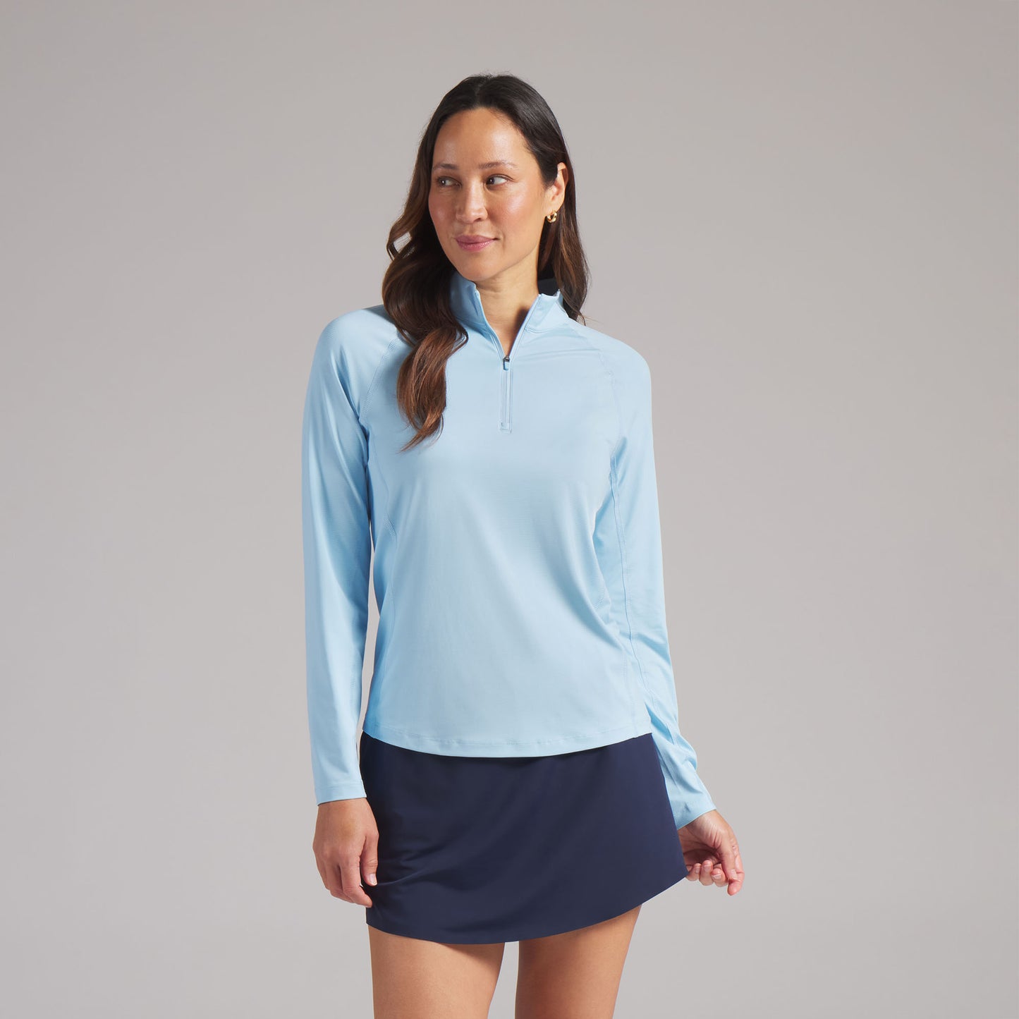 Women's YouV Brrr Solid Golf 1/4 Zip