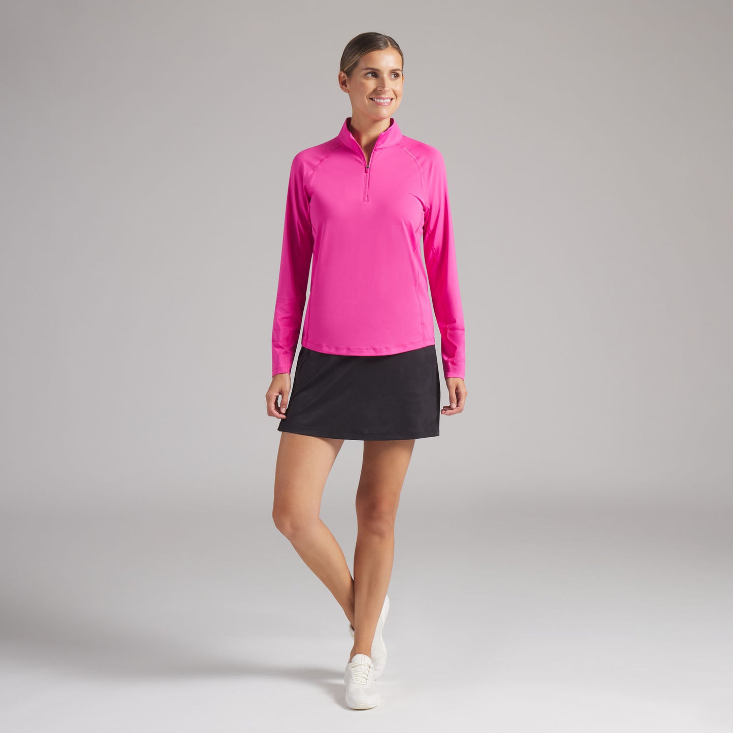 Women's YouV Brrr Solid Golf 1/4 Zip