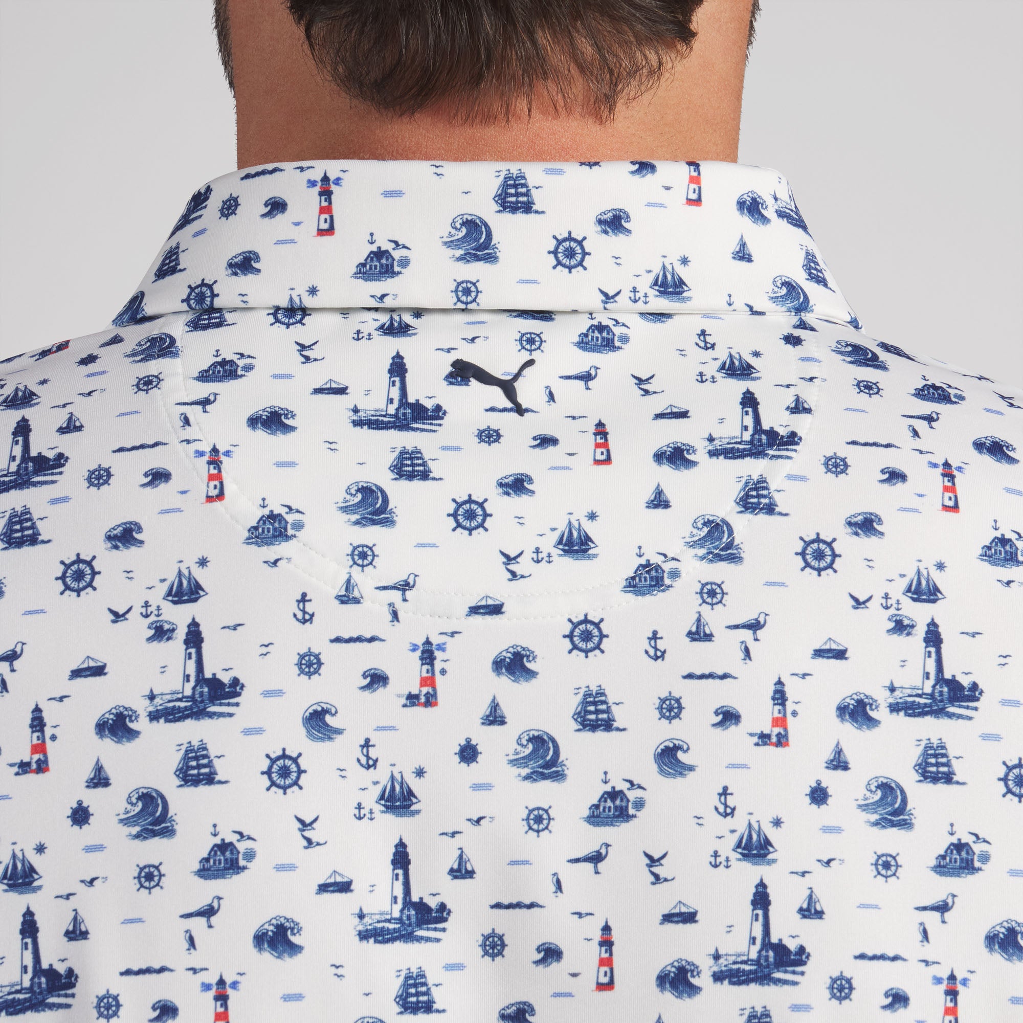 Warm White / Deep Navy / Candy Apple