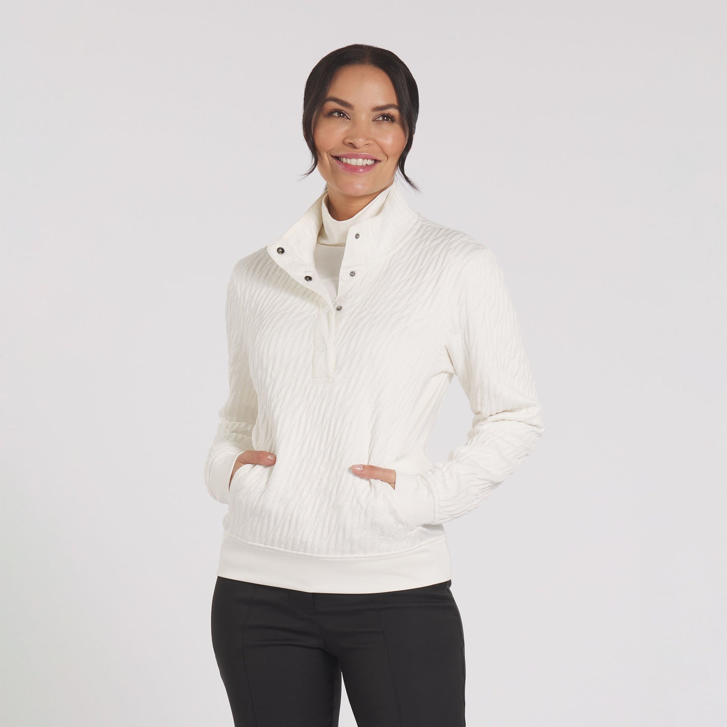 Ladies white golf jacket best sale