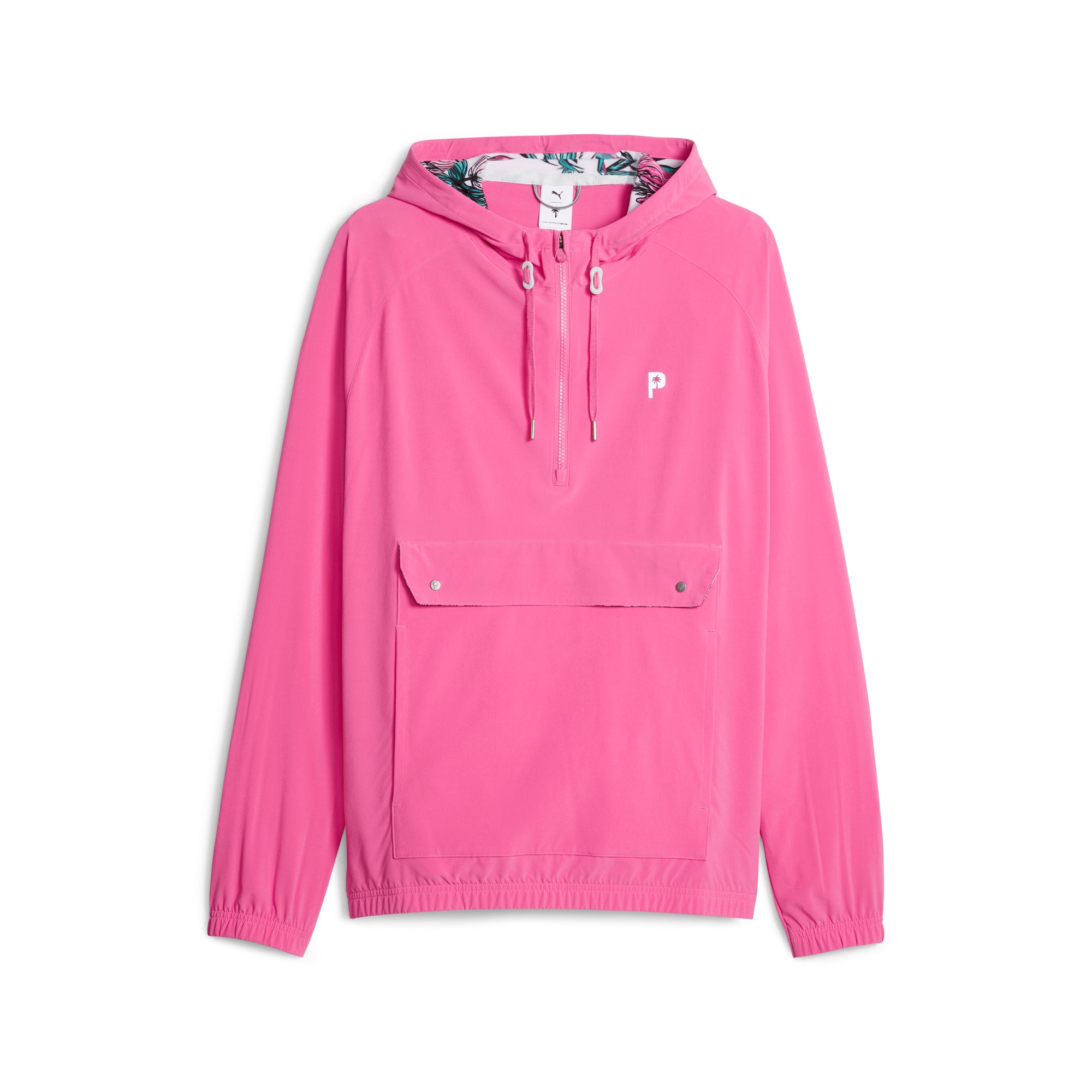 Pink on sale pullover jacket