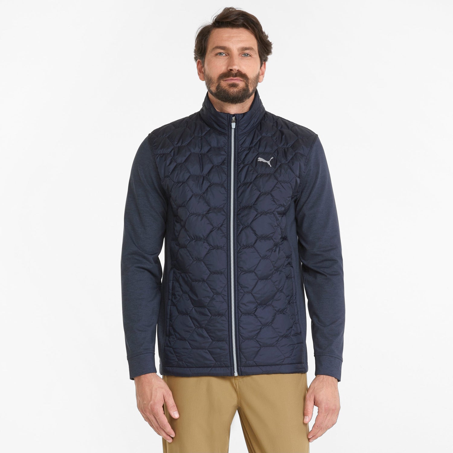 Navy on sale golf jacket