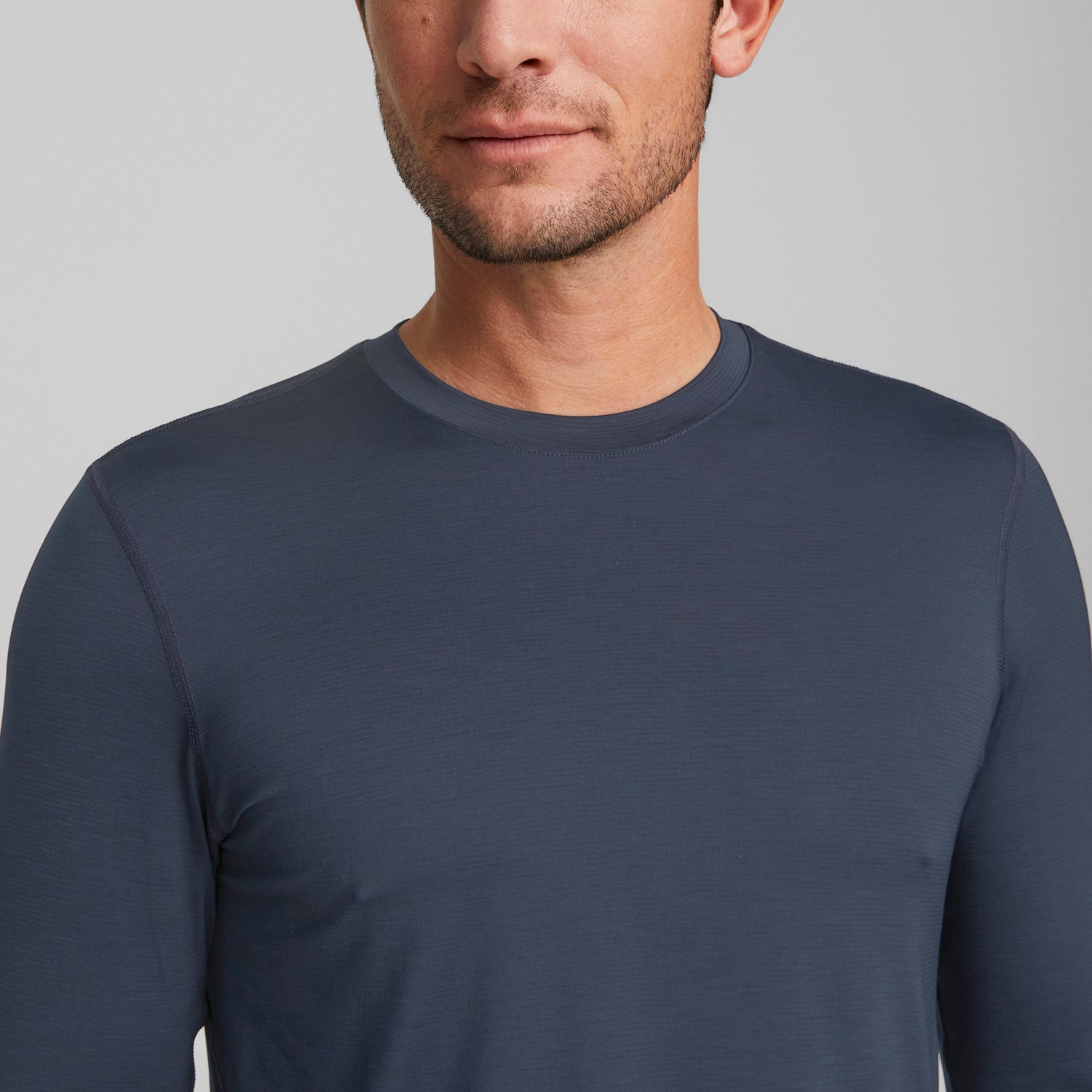 ZRBYWB Golf Shirts For Men Zipper Long Sleeve Solid Shirt Outdoor