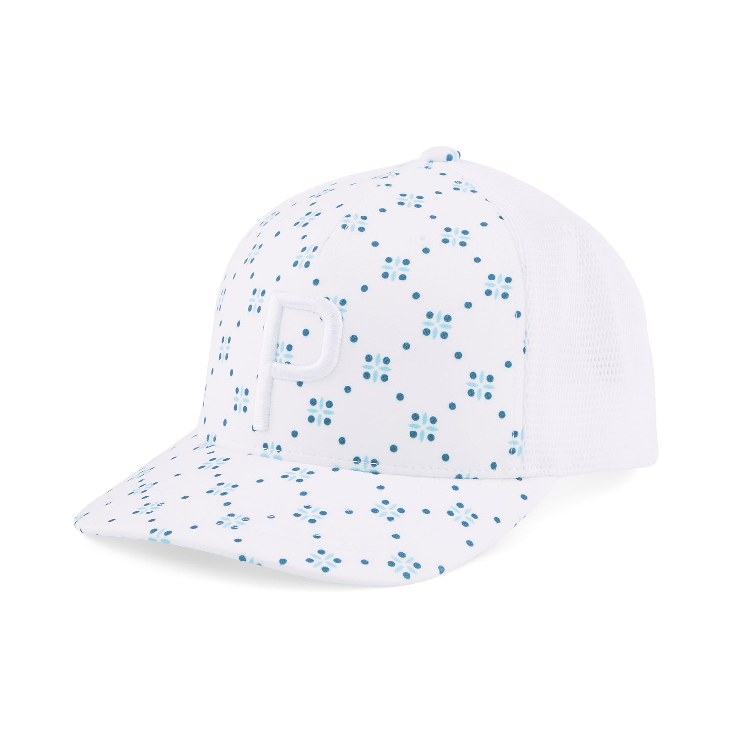 Bright White / Tropical Aqua